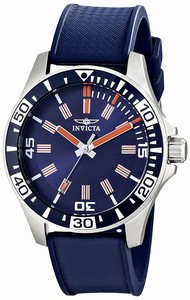 Invicta Blue Dial Stainless Steel Band Watch #16734 (Men Watch)