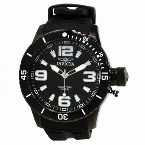 Invicta Swiss Quartz Black Watch #1674 (Men Watch)