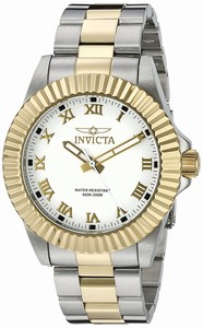 Invicta White Quartz Watch #16740 (Men Watch)