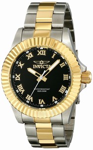 Invicta Black Dial Stainless Steel Band Watch #16741 (Men Watch)