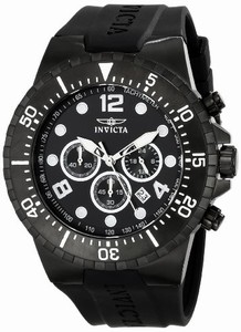 Invicta Japanese Quartz Black Watch #16751 (Men Watch)