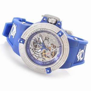 Invicta Subaqua Mechanical Skeleton Dial Blue Silicone Watch # 16769 (Women Watch)