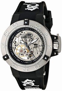 Invicta Black Skeleton Automatic Watch #16777 (Women Watch)