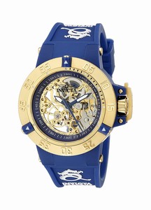 Invicta Subaqua Mechanical Hand Wind Blue Silicone Watch # 16793 (Women Watch)
