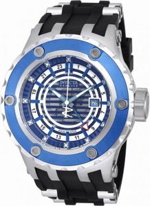 Invicta Blue Dial Rubber Band Watch #16822 (Men Watch)