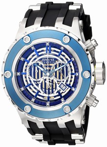 Invicta Blue Dial Stainless Steel Band Watch #16832 (Men Watch)