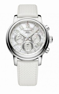 Chopard Mille Miglia Automatic Chronograph White Rubber Watch# 168511-3018 (Women Watch)