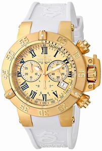 Invicta Gold Dial Stainless Steel Band Watch #16880 (Women Watch)