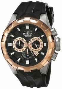 Invicta I-Force Quartz Chronograph Date Black Silicone Watch # 16920 (Men Watch)