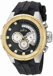 Invicta Black Dial Stainless Steel Band Watch #16923 (Men Watch)