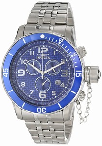 Invicta Carbon Fiber Dial Stainless Steel Band Watch #16935 (Men Watch)