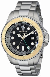 Invicta Black Dial Stainless Steel Band Watch #16960 (Men Watch)