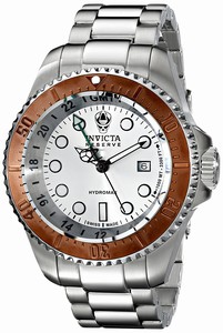 Invicta Silver Dial Stainless Steel Band Watch #16973 (Men Watch)