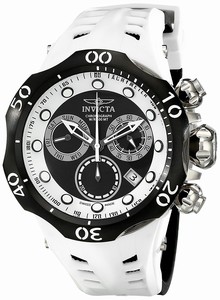 Invicta Black Dial Stainless Steel Plated Watch #16989 (Men Watch)