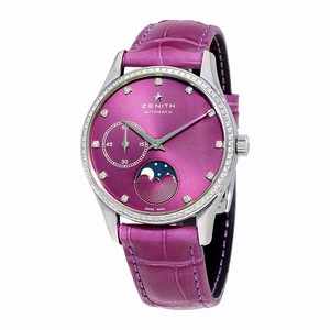 Zenith Automatic Dial color Violet Watch # 16.2310.692/92.c750 (Men Watch)