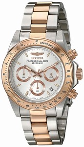 Invicta Silver Dial Stainless Steel Band Watch #17030 (Men Watch)