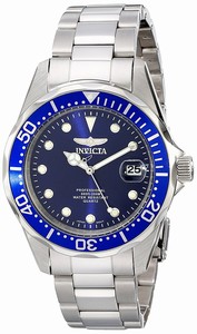 Invicta Blue Dial Stainless Steel Band Watch #17048 (Men Watch)