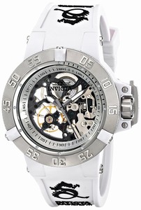 Invicta Silver Skeleton Automatic Watch #17137 (Women Watch)