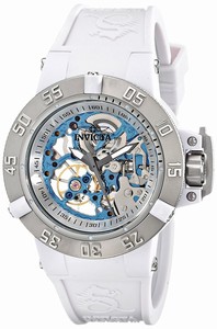 Invicta Silver Skeleton Automatic Watch #17144 (Men Watch)