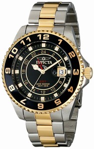 Invicta Black Dial Stainless Steel Band Watch #17150 (Men Watch)
