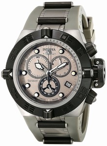 Invicta Subaqua Quartz Chronograph Date Grey Polyurethane Watch # 17210 (Men Watch)