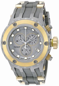 Invicta Subaqua Quartz Chronograph Date Grey Polyurethane Watch # 17216 (Men Watch)