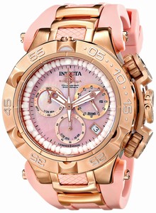 Invicta Pink Mother Of Pearl Quartz Watch #17241 (Women Watch)