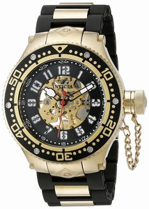 Invicta Black Dial Stainless Steel Band Watch #17248 (Men Watch)