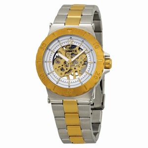 Invicta White Skeletal Hand Wind Watch #17249 (Women Watch)