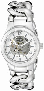 Invicta Silver Dial Stainless Steel Band Watch #17250 (Women Watch)