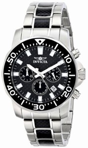 Invicta Japanese Quartz Carbon fiber Watch #17253SYB (Men Watch)