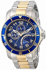 Invicta Blue Dial Stainless steel Band Watch # 17356 (Men Watch)