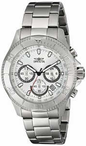 Invicta Silver Dial Stainless Steel Band Watch #17361 (Men Watch)