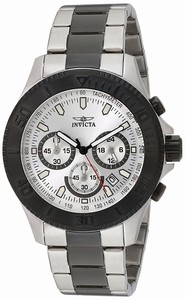 Invicta Silver Dial Stainless Steel Band Watch #17364 (Men Watch)