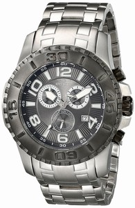 Invicta Grey Dial Stainless Steel Band Watch #17394 (Men Watch)