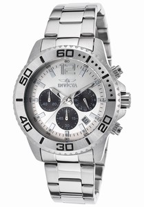 Invicta Pro Diver Quartz Chronograph Date Multicolor Dial Stainless Steel Watch # 17395 (Men Watch)