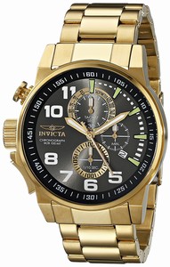 Invicta Grey Dial Stainless Steel Band Watch #17416 (Men Watch)