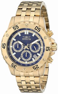 Invicta Blue Dial Stainless Steel Band Watch #17453 (Men Watch)