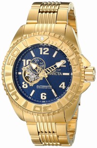 Invicta Blue Dial Stainless Steel Band Watch #17461 (Men Watch)