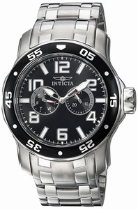 Invicta Black Quartz Watch #17495 (Men Watch)