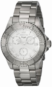 Invicta Silver Dial Stainless Steel Band Watch #17523 (Women Watch)