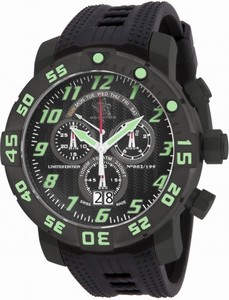 Invicta Black Dial Polyurethane Band Watch #17532 (Men Watch)