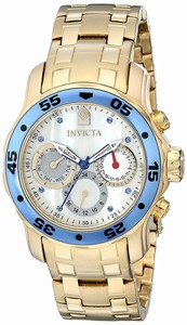 Invicta Mother Of Pearl Dial Stainless Steel Band Watch #17558 (Women Watch)