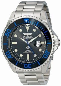 Invicta Black Dial Ion Plated Stainless Steel Watch #17571 (Men Watch)