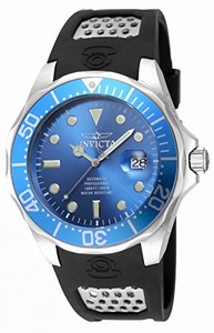 Invicta Blue Dial Silicone Band Watch #17575 (Men Watch)