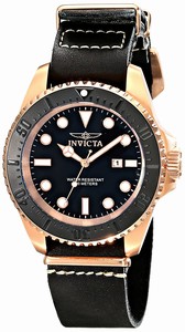 Invicta Black Dial Stainless Steel Band Watch #17582 (Men Watch)