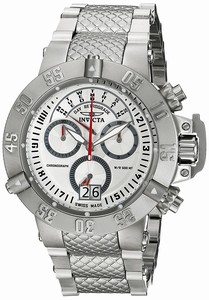 Invicta Silver Dial Stainless Steel Band Watch #17612 (Men Watch)