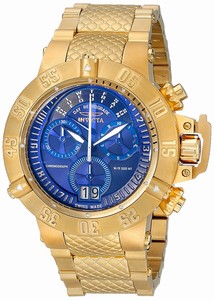 Invicta Blue Dial Stainless Steel Band Watch #17617 (Men Watch)