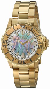 Invicta Mother Of Pearl Dial Stainless Steel Band Watch #17698 (Women Watch)