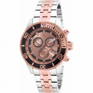 Invicta Rose Gold Dial Stainless Steel Watch #17759 (Men Watch)